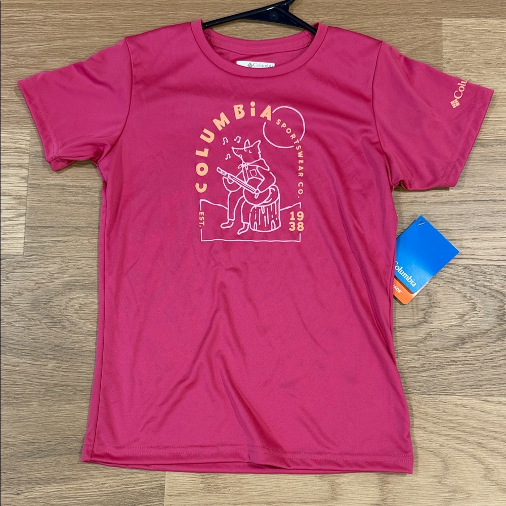 Columbia Kids' Magenta Graphic Tee